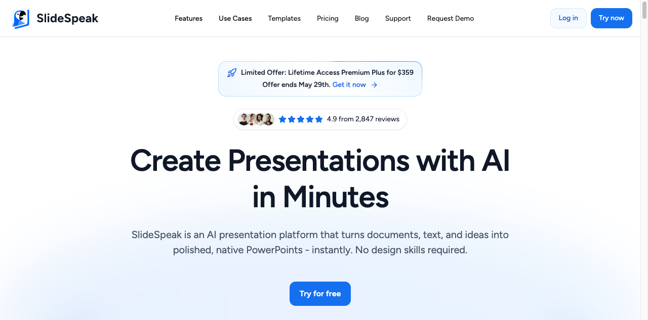 SlideSpeak screenshot