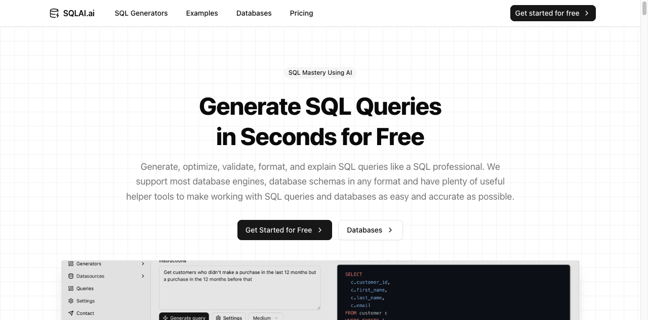 SQLAI.ai screenshot