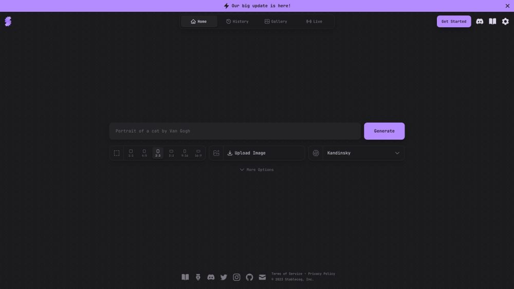 Stablecog screenshot