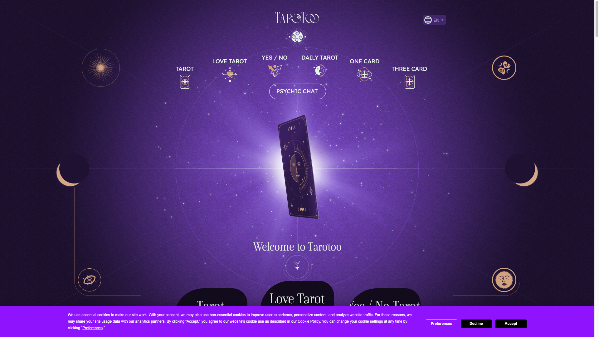 Tarotoo screenshot