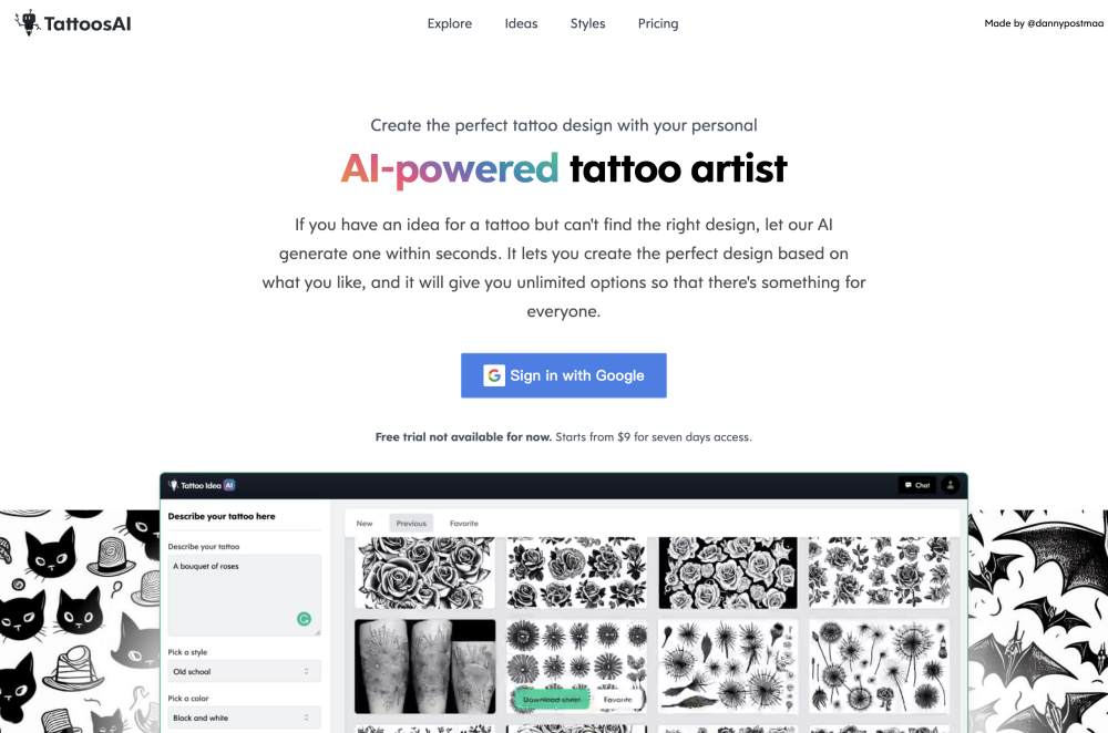 TattoosAI screenshot