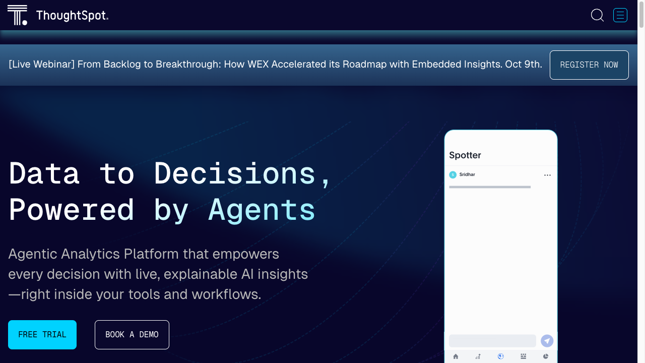 ThoughtSpot screenshot