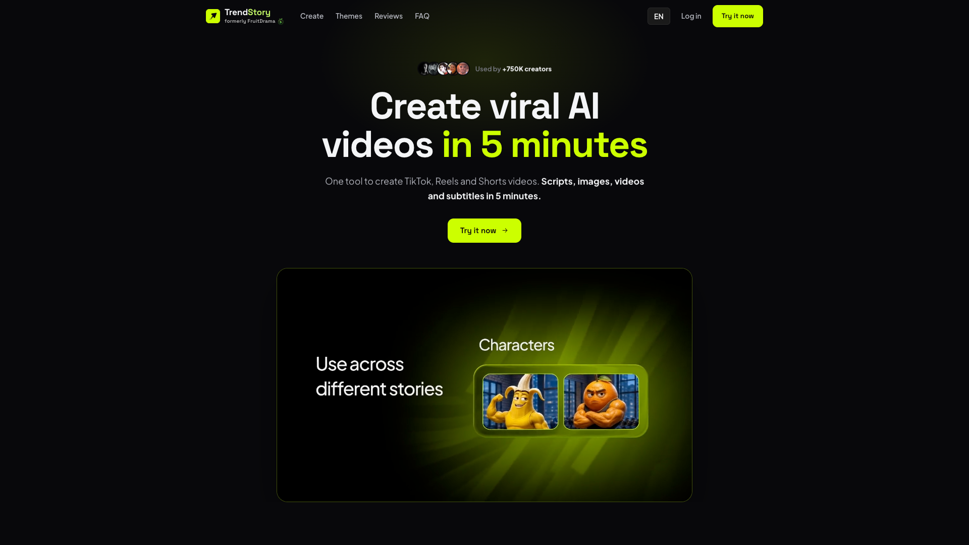 TrendStory screenshot