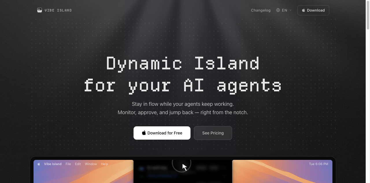 Vibe Island screenshot