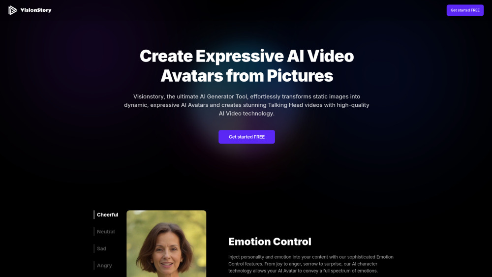 VisionStory AI screenshot