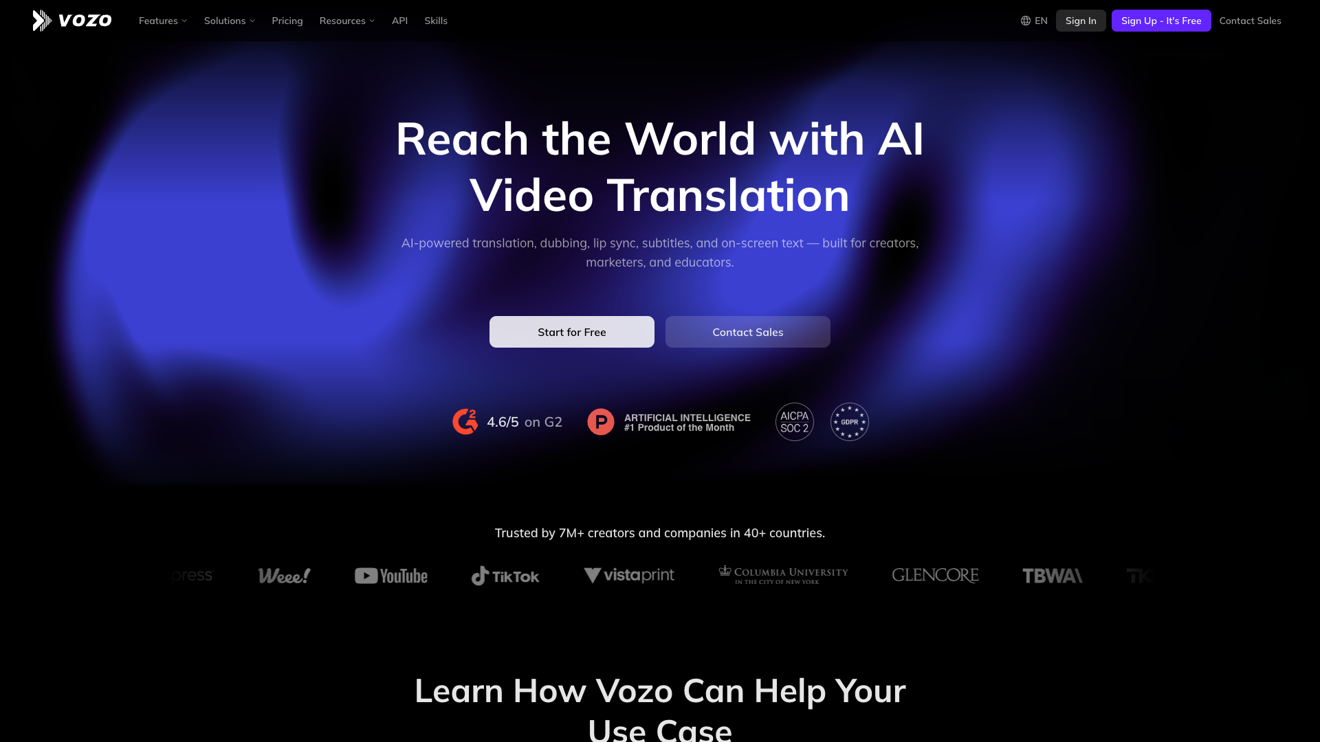 Vozo screenshot