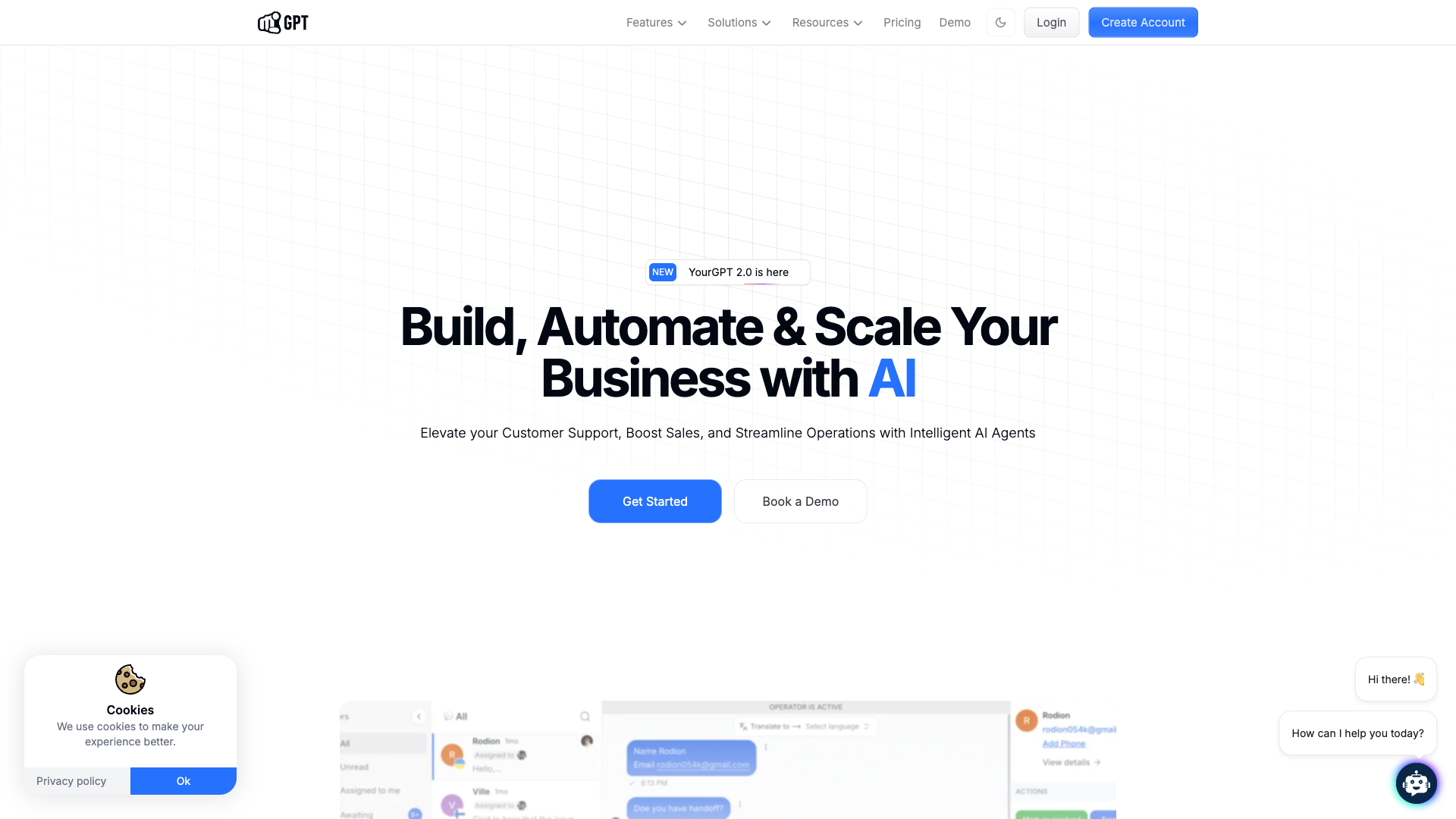 YourGPT AI screenshot