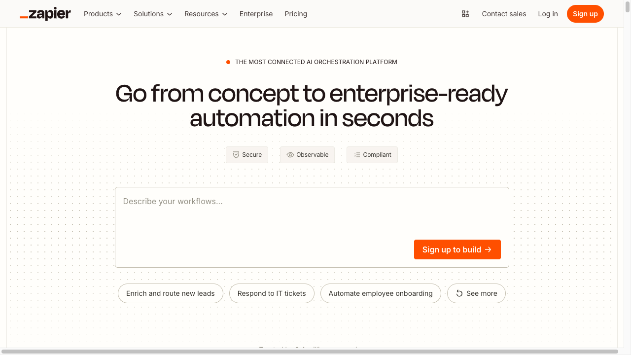 Zapier screenshot